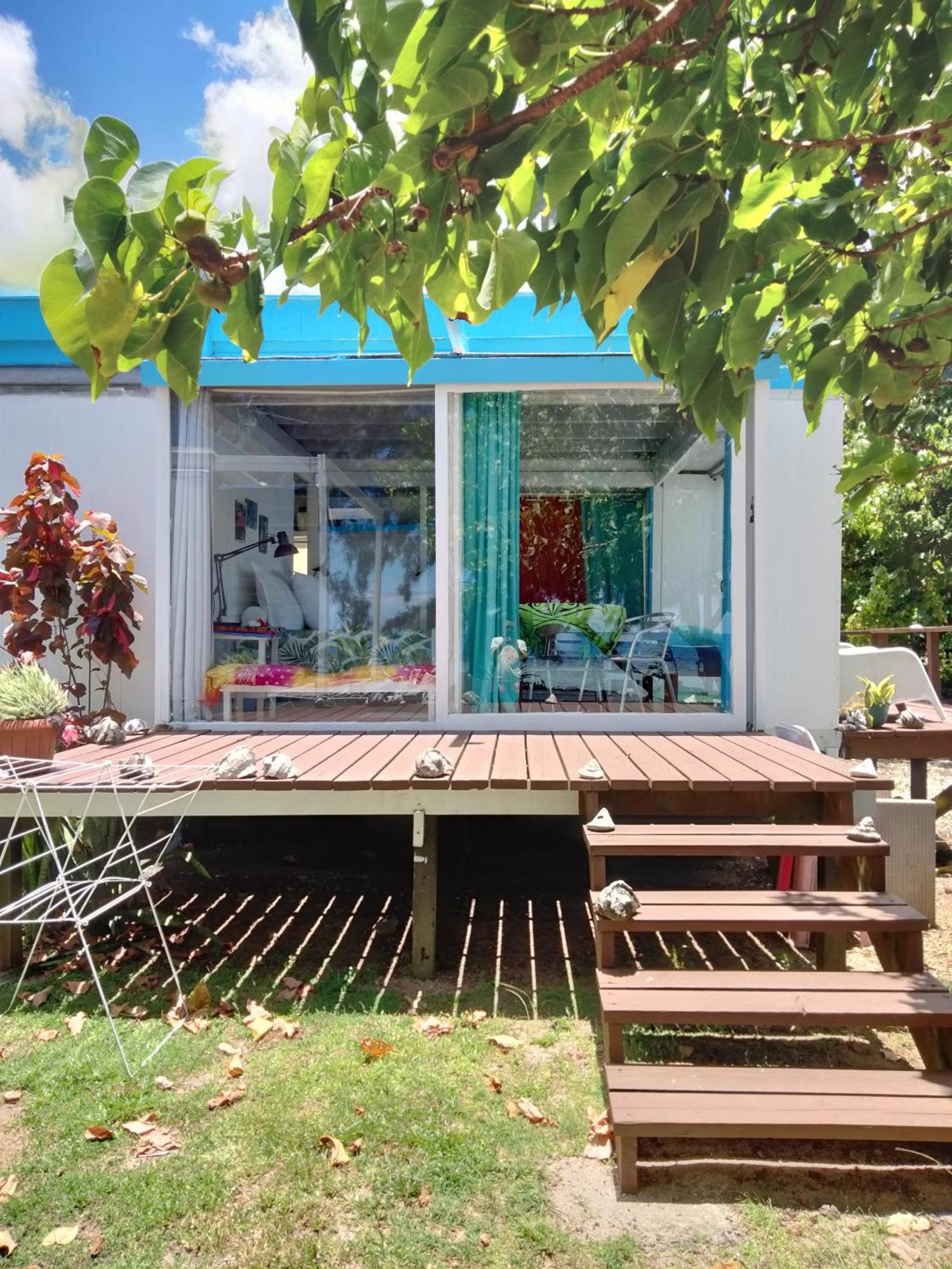 Bungalow Vue Lagon 180 Degre, La Maison Bleue Moorea Ngoại thất bức ảnh